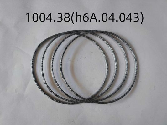 1004.38 H6A.04.043 Partes de aviación Cables de control de aeronaves de acero