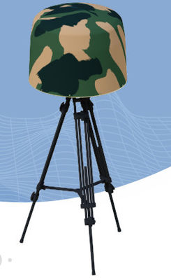 Dispositivo de detección del espectro de suministro de energía AC 220V / sistema anti-drones con rango de detección ≥ 5 km