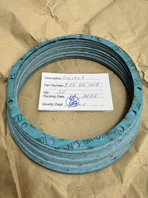 9.06.00.009 Junta de sellado circular y anillo de sellado para el sellado de bridas de conductos de derivación de motores aeronáuticos